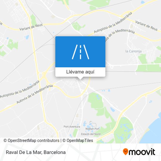 Mapa Raval De La Mar