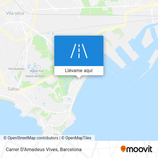 Mapa Carrer D'Amadeus Vives