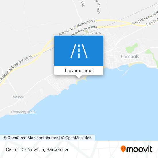 Mapa Carrer De Newton