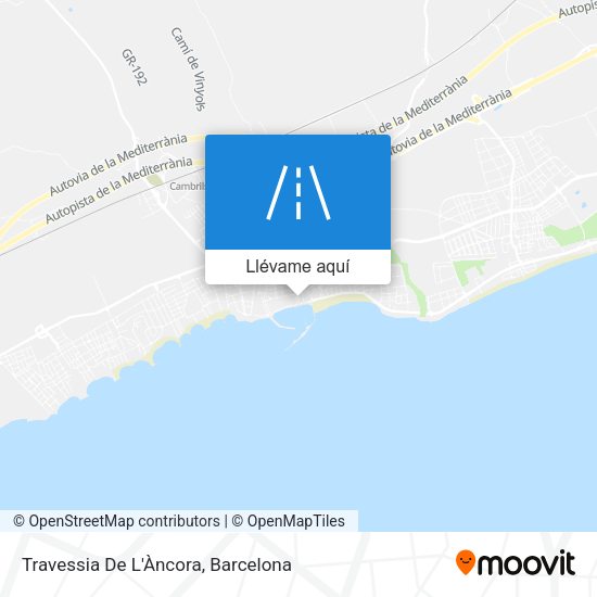 Mapa Travessia De L'Àncora