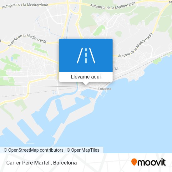 Mapa Carrer Pere Martell