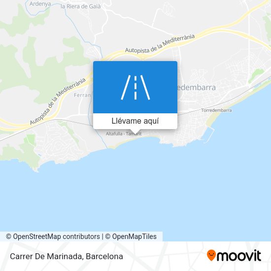 Mapa Carrer De Marinada