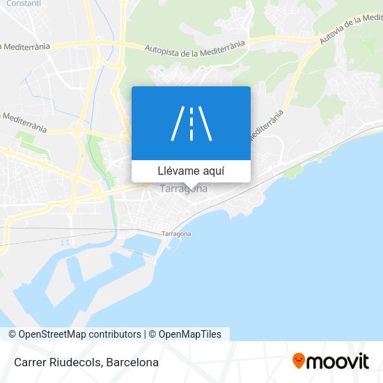 Mapa Carrer Riudecols
