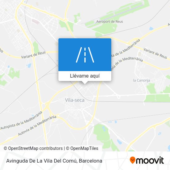 Mapa Avinguda De La Vila Del Comú