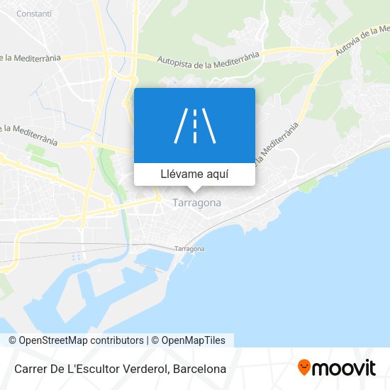 Mapa Carrer De L'Escultor Verderol