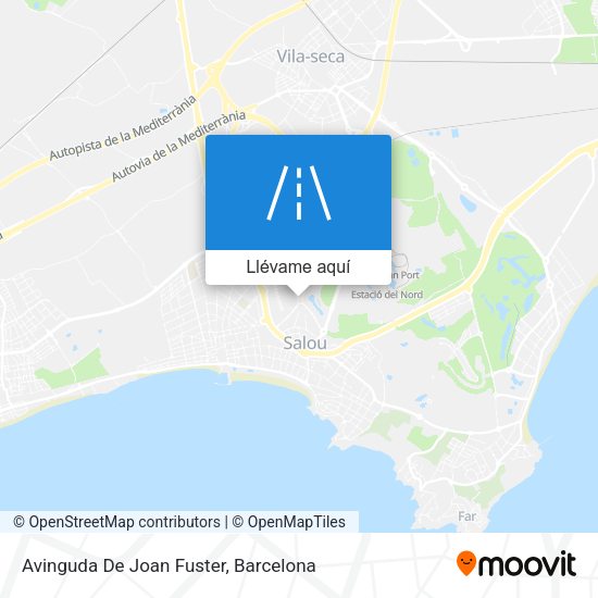Mapa Avinguda De Joan Fuster