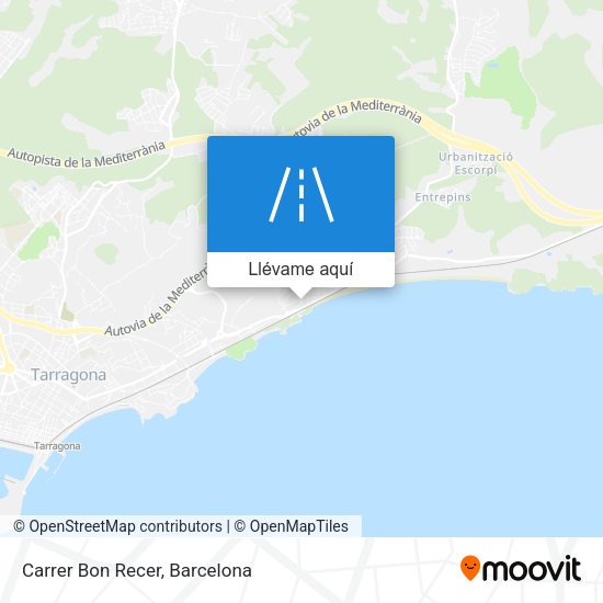 Mapa Carrer Bon Recer
