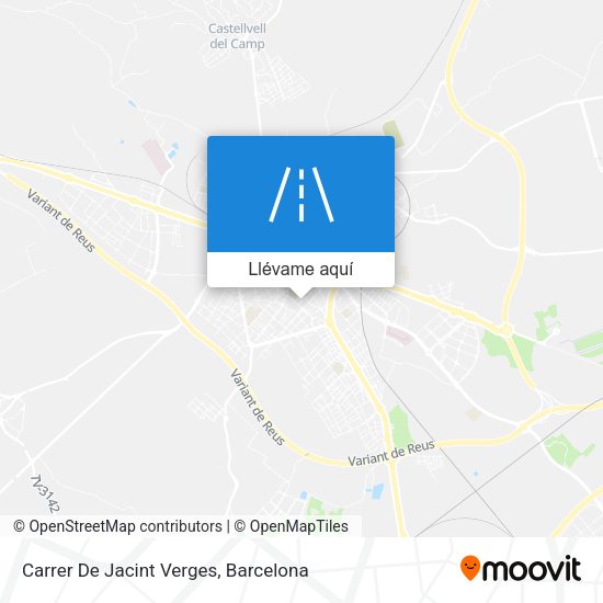 Mapa Carrer De Jacint Verges