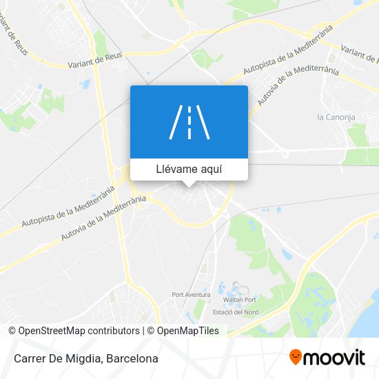 Mapa Carrer De Migdia