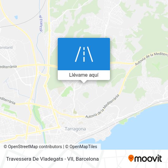 Mapa Travessera De Vladegats - VII