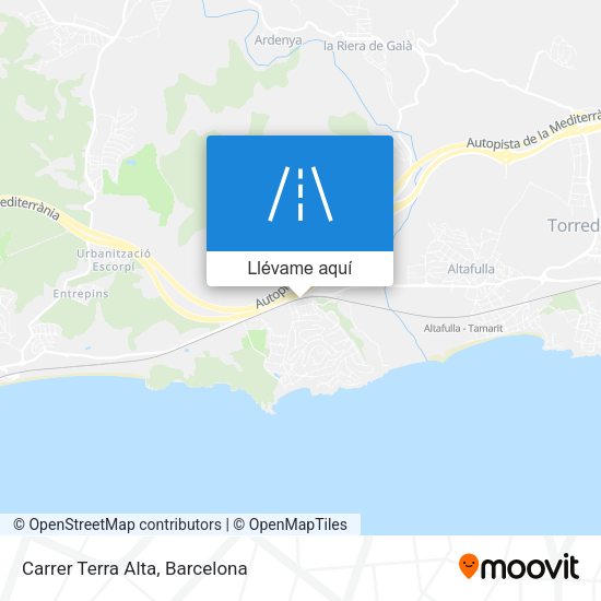 Mapa Carrer Terra Alta