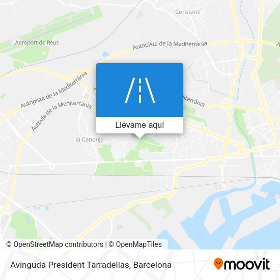 Mapa Avinguda President Tarradellas