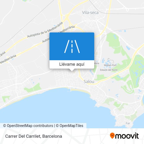 Mapa Carrer Del Carrilet