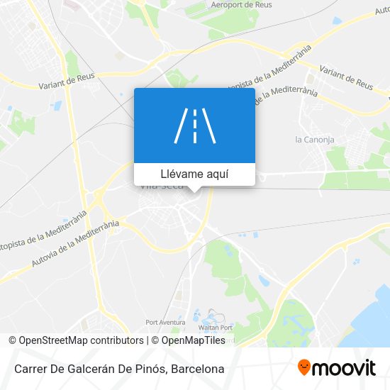 Mapa Carrer De Galcerán De Pinós