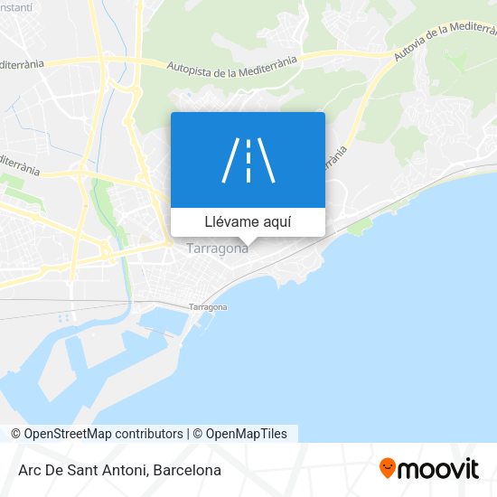 Mapa Arc De Sant Antoni