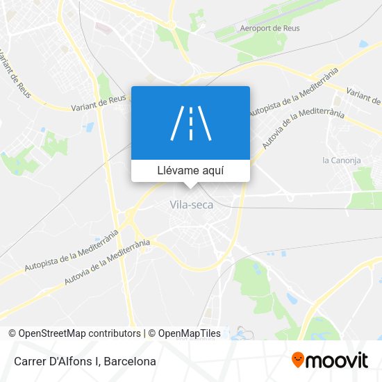 Mapa Carrer D'Alfons I