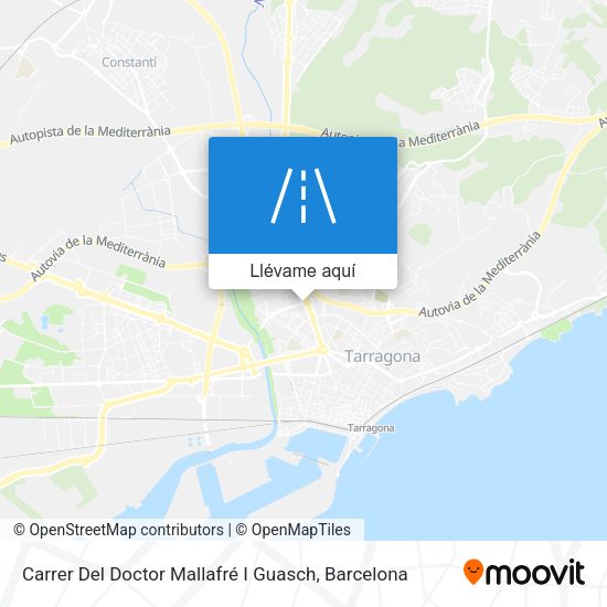 Mapa Carrer Del Doctor Mallafré I Guasch