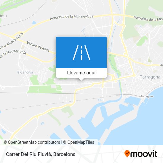 Mapa Carrer Del Riu Fluvià