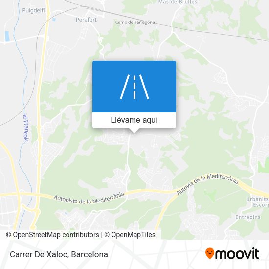 Mapa Carrer De Xaloc