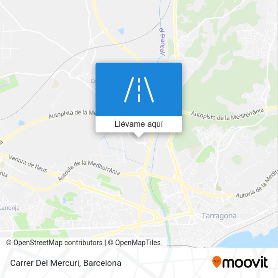 Mapa Carrer Del Mercuri