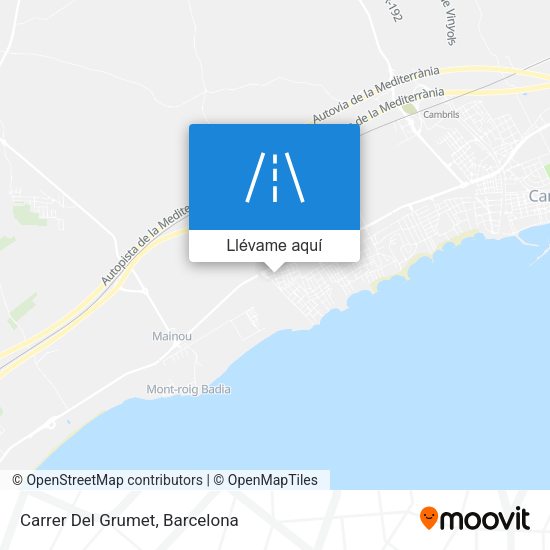 Mapa Carrer Del Grumet