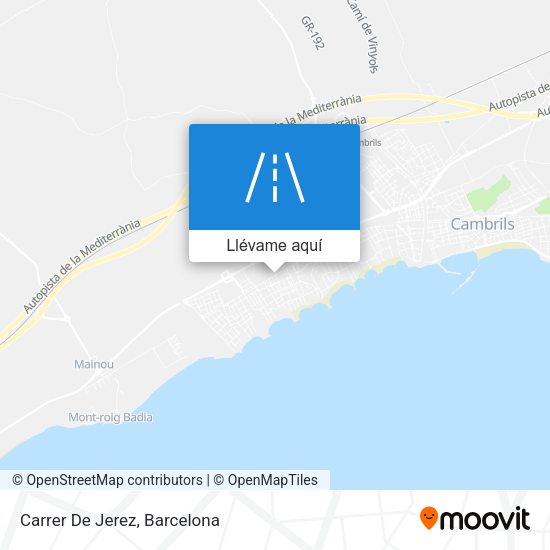 Mapa Carrer De Jerez