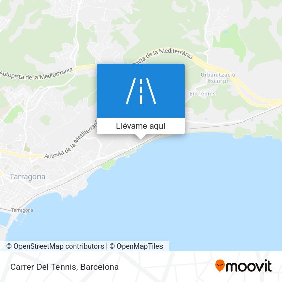 Mapa Carrer Del Tennis