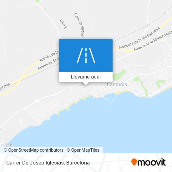 Mapa Carrer De Josep Iglesias