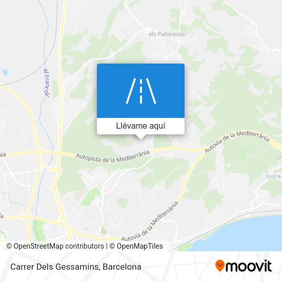 Mapa Carrer Dels Gessamins