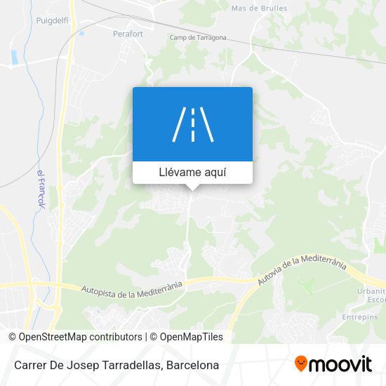 Mapa Carrer De Josep Tarradellas