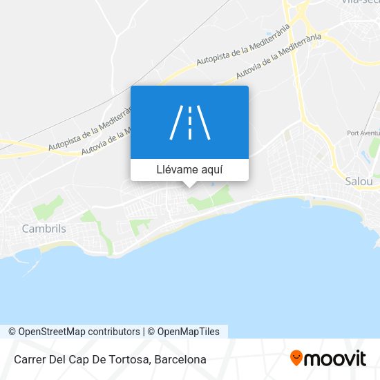Mapa Carrer Del Cap De Tortosa