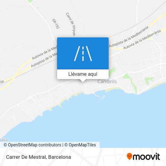 Mapa Carrer De Mestral