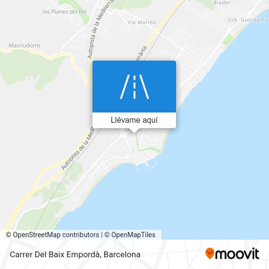Mapa Carrer Del Baix Empordà