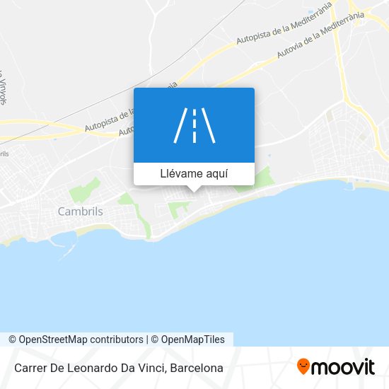 Mapa Carrer De Leonardo Da Vinci
