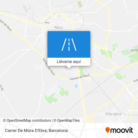 Mapa Carrer De Mora D'Ebre