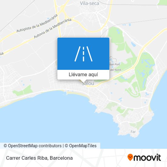 Mapa Carrer Carles Riba