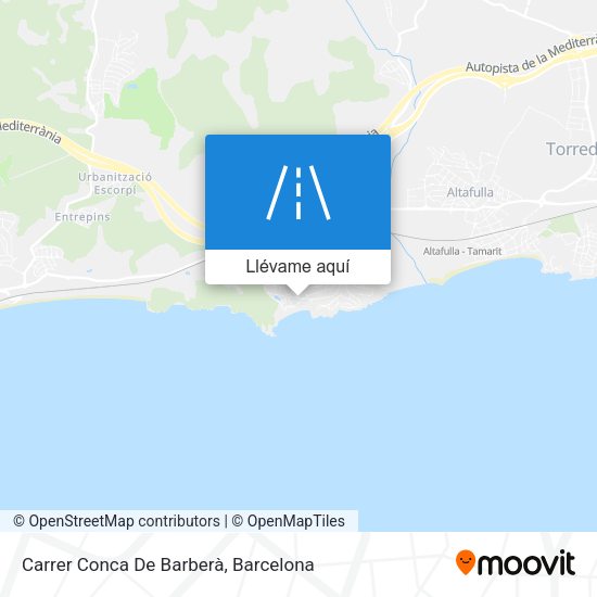 Mapa Carrer Conca De Barberà