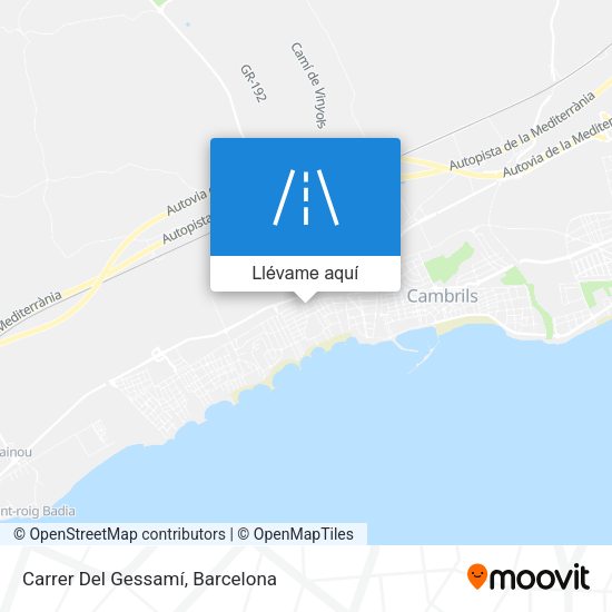 Mapa Carrer Del Gessamí