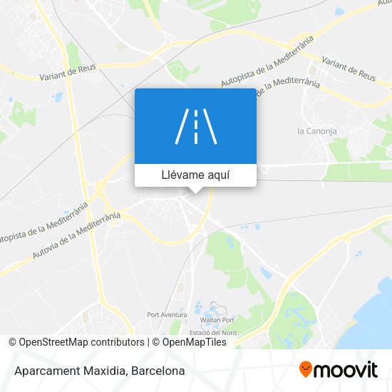Mapa Aparcament Maxidia