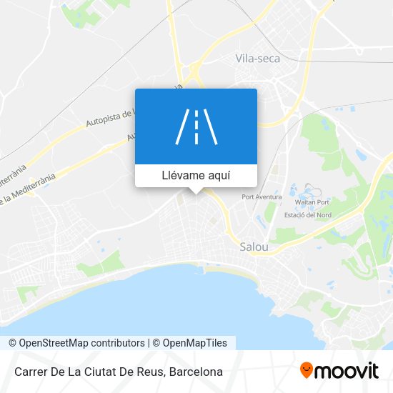 Mapa Carrer De La Ciutat De Reus