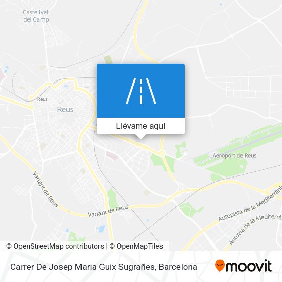 Mapa Carrer De Josep Maria Guix Sugrañes