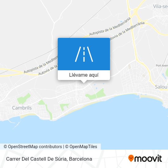 Mapa Carrer Del Castell De Súria
