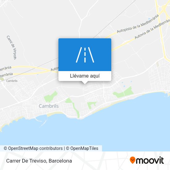 Mapa Carrer De Treviso
