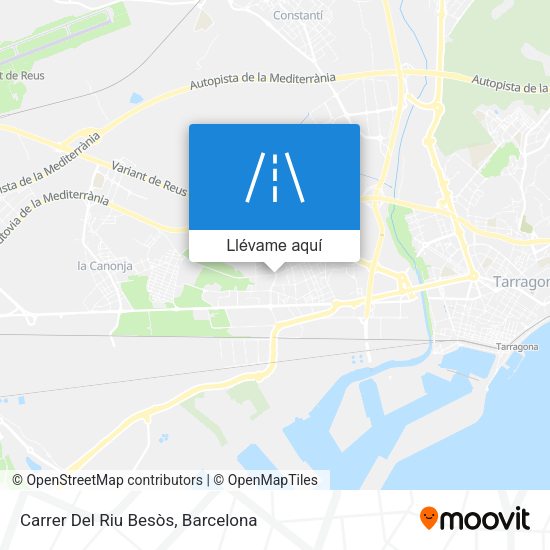 Mapa Carrer Del Riu Besòs