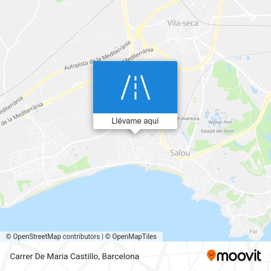 Mapa Carrer De Maria Castillo