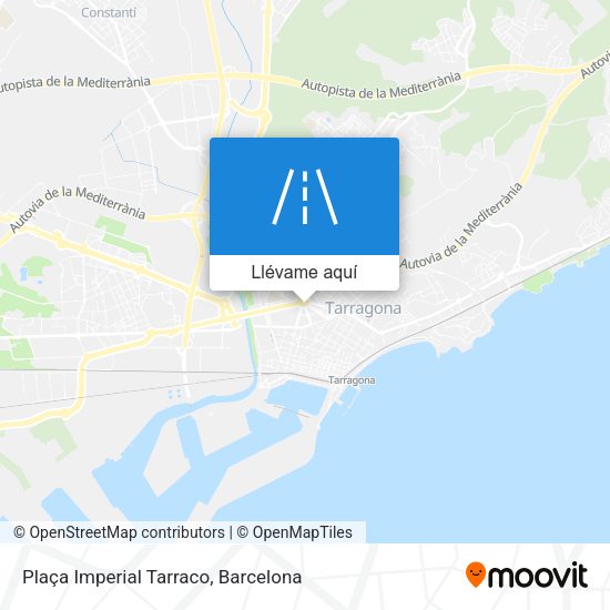 Mapa Plaça Imperial Tarraco