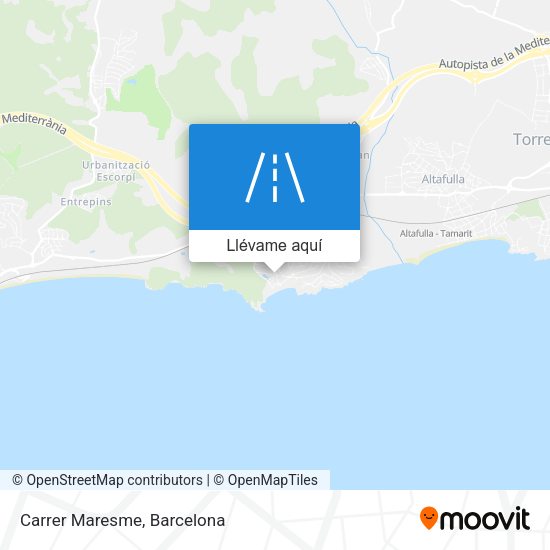 Mapa Carrer Maresme