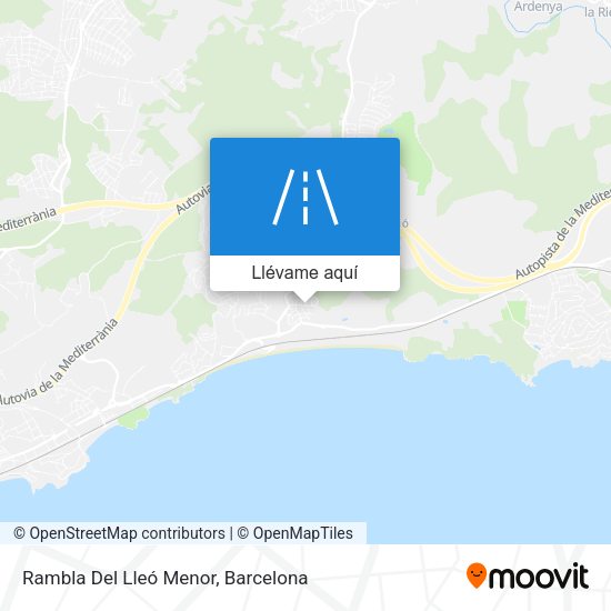 Mapa Rambla Del Lleó Menor