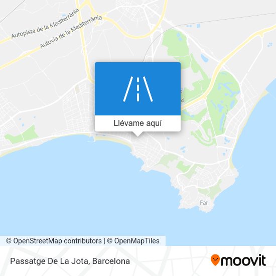 Mapa Passatge De La Jota