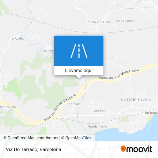Mapa Via De Tàrraco